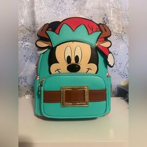 Loungefly Mickey Mouse Holiday Backpack